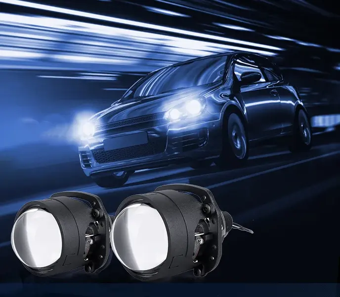Установка Bi-LED линз